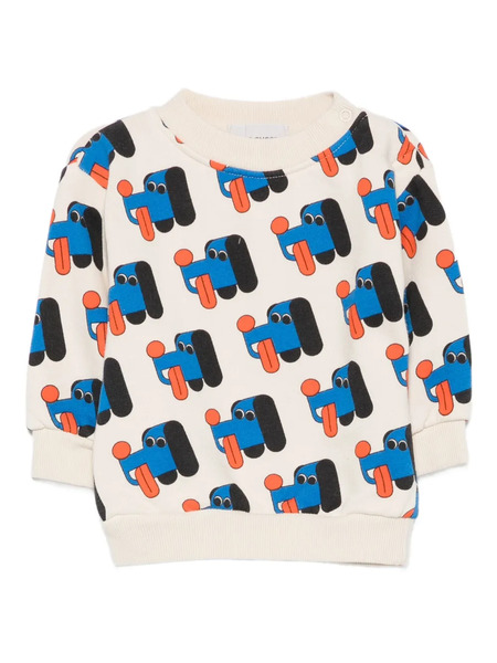  Bobo Choses Dog-print Sweatshirt - Neutrals 