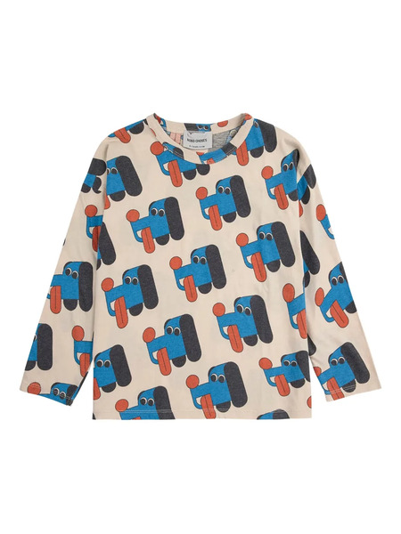  Bobo Choses Doggy Mate Print T-shirt - Neutrals 