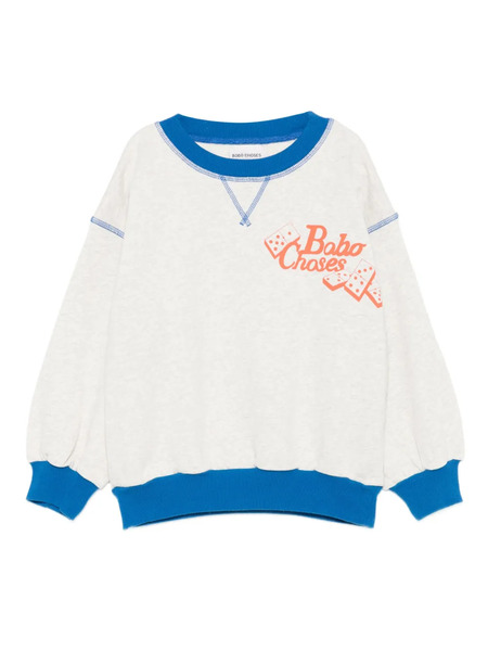 Bobo Choses Dropped-shoulders Sweatshirt - Grey 