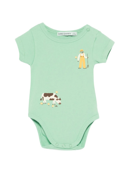  Bobo Choses Farm Adenture Printed Body - Green 