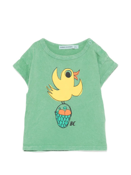  Bobo Choses Flying Oranges Graphic T-shirt - Green 