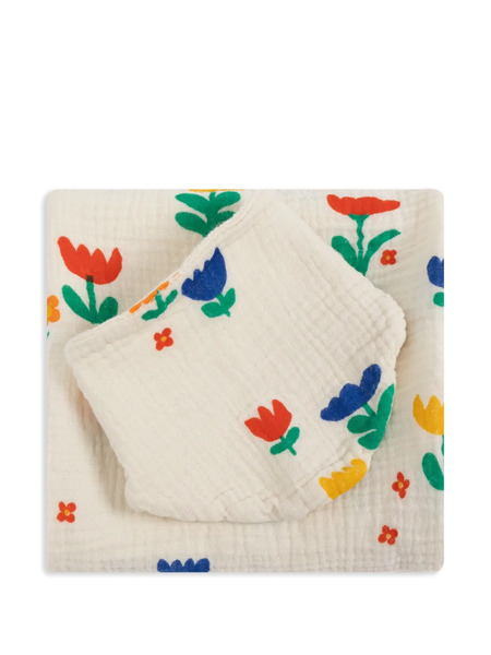  Bobo Choses Garden Party Bib Set - White 