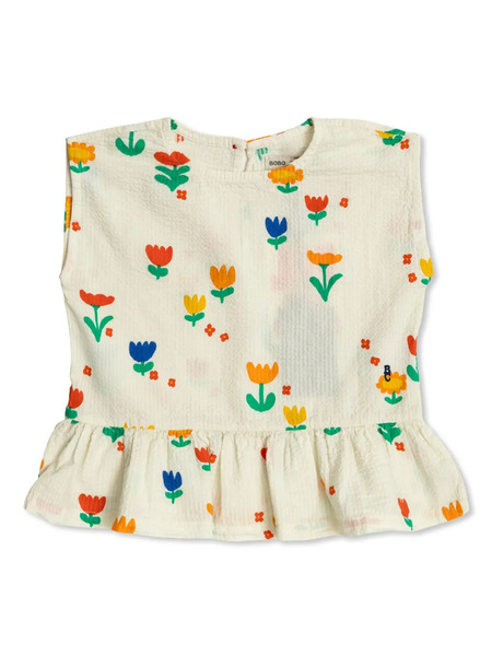  Bobo Choses Garden Party Blouse - White 