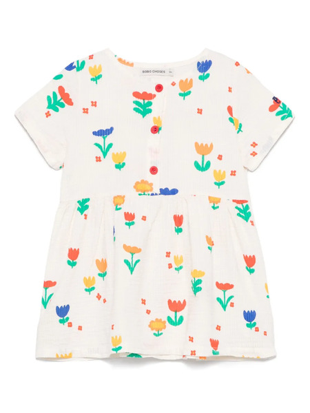  Bobo Choses Garden Party Dress - Neutrals 