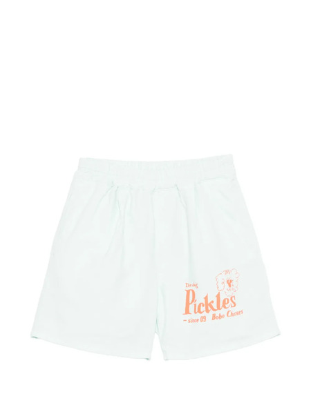  Bobo Choses Graphic-print Drawstring-fastening Shorts - Blue 