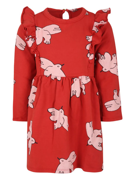  Bobo Choses Graphic-print Dress - Red 