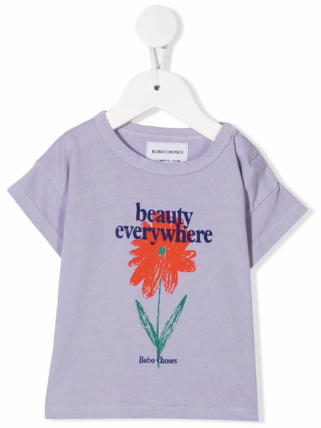  Bobo Choses Graphic-print Short-sleeve T-shirt - Purple 