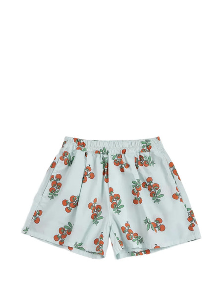  Bobo Choses Juicy Tomatoes Elasticated Printed Shorts - Blue 