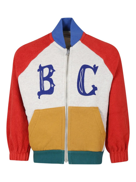  Bobo Choses Logo-print Bomber Jacket - White 