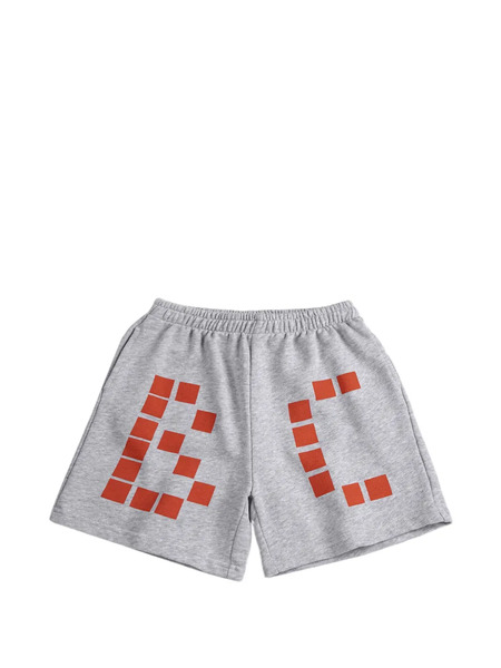  Bobo Choses Logo-print Drawstring Bermuda Shorts - Grey 