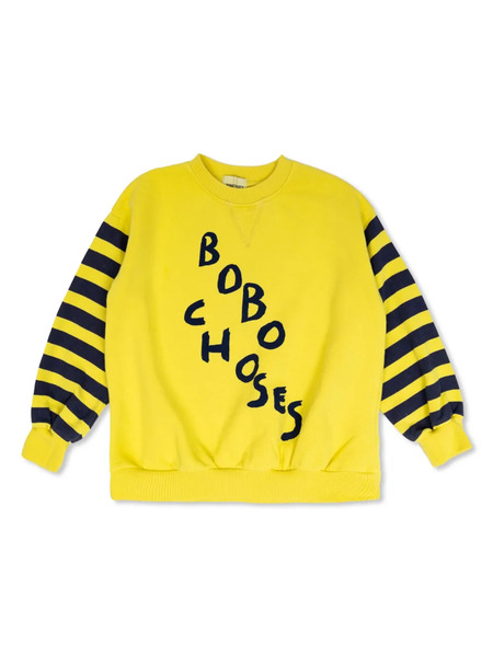  Bobo Choses Logo-print Sweatshirt - Yellow 