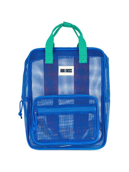  Bobo Choses Mesh Zipped Backpack - Blue 