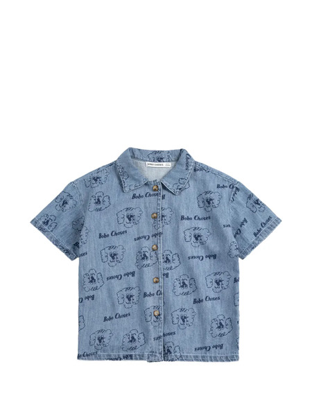  Bobo Choses Pickle The Dog Graphic Shirt - Blue 