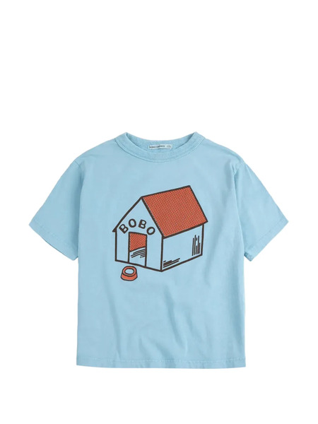  Bobo Choses Pickles Is At Home Short-sleeve Graphic T-shirt - Blue 