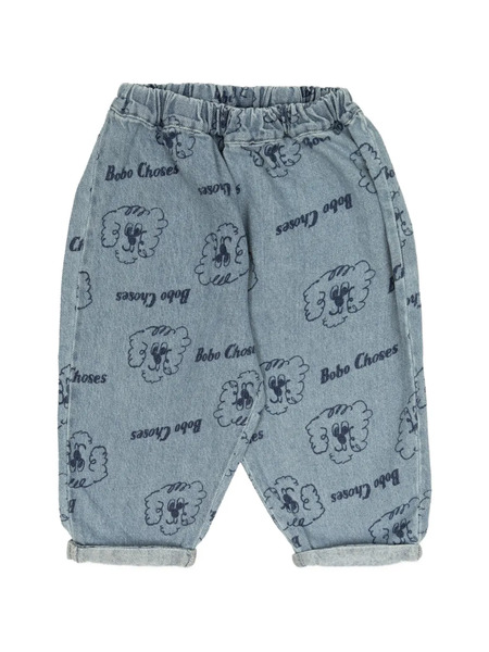  Bobo Choses Pickles The Dog Graphic-print Jeans - Blue 