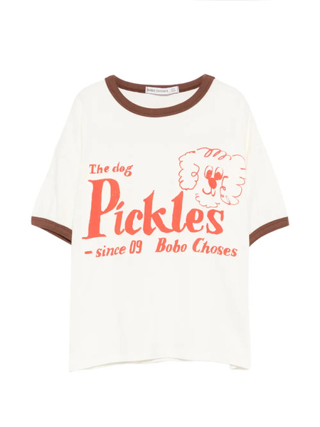  Bobo Choses Pickles The Dog Short-sleeve T-shirt - Neutrals 