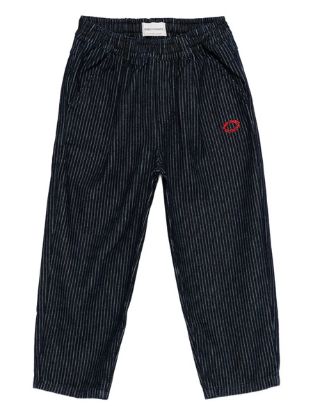  Bobo Choses Pinstriped Trousers - Blue 