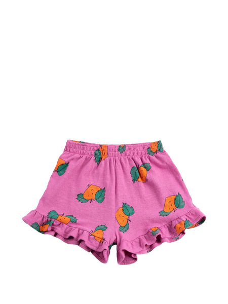  Bobo Choses Print-detail Ruffled Shorts - Pink 
