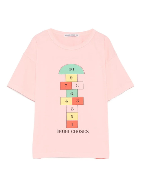  Bobo Choses Printed T-shirt - Pink 