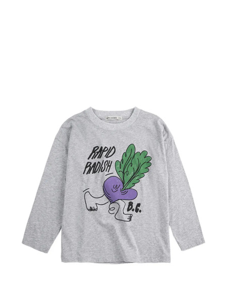  Bobo Choses Rapid Radish Long-sleeve T-shirt - Grey 