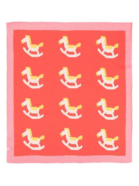  Bobo Choses Rocking Horse Blanket - Pink 
