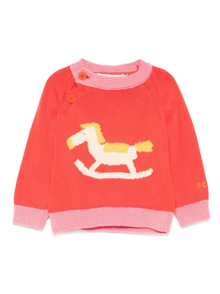  Bobo Choses Rocking Horse Sweater - Red 