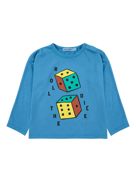  Bobo Choses Roll The Dice T‑shirt - Blue 