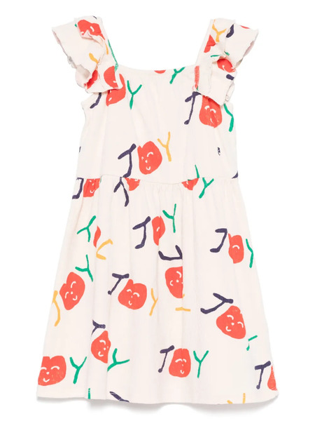  Bobo Choses Smiling Dress - Neutrals 