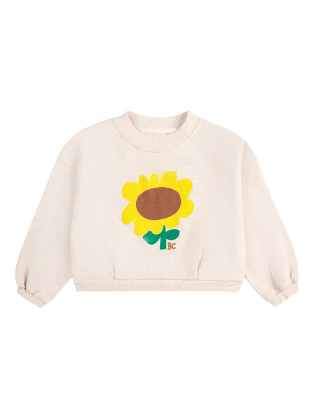  Bobo Choses Sunflower-motif Sweatshirt - Neutrals 