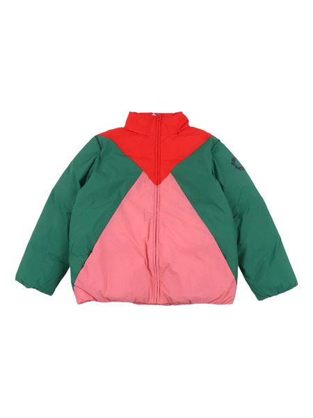  Bobo Choses Tic Tac Toe Colour-block Puffer Jacket - Green 