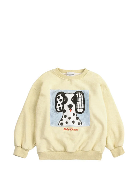  Bobo Choses Van Dog Printed Sweatshirt - Yellow 