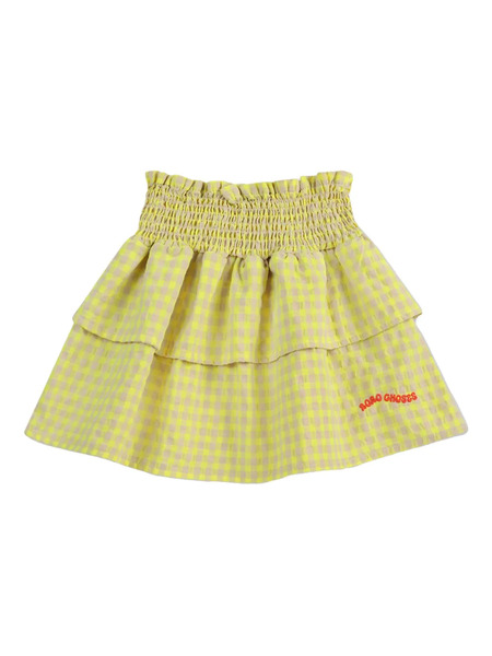  Bobo Choses Vichy Skirt - Yellow 