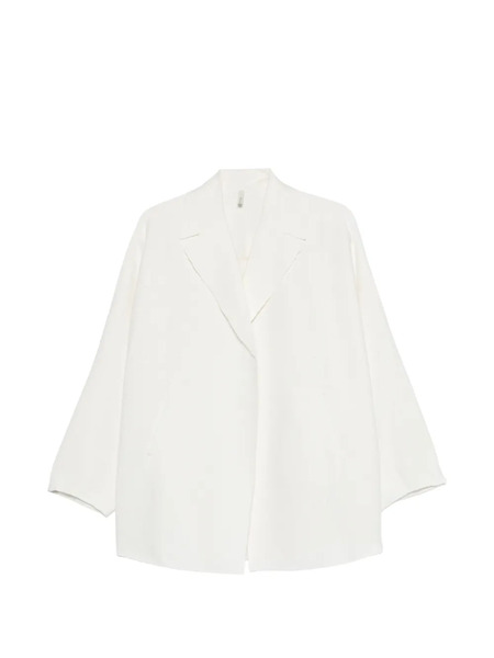  Boboutic Shawl-collar Cape - White 