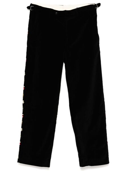  Bode Alpineflower Trousers - Black 