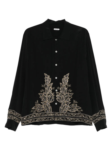  Bode Beaded-embellishment Shirt - Black 