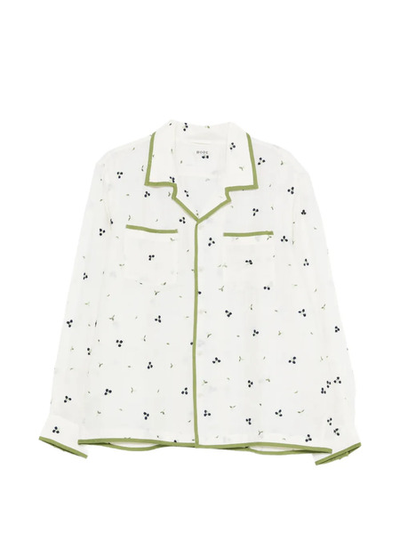  Bode Blackberry Long-sleeve Shirt - Neutrals 