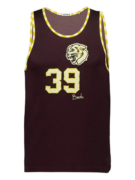  Bode Bobcat Tank Top - Brown 