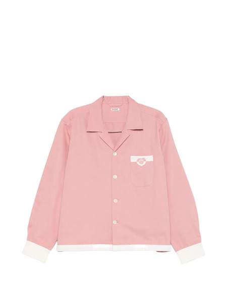  Bode Camp-collar Pocket Shirt - Pink 