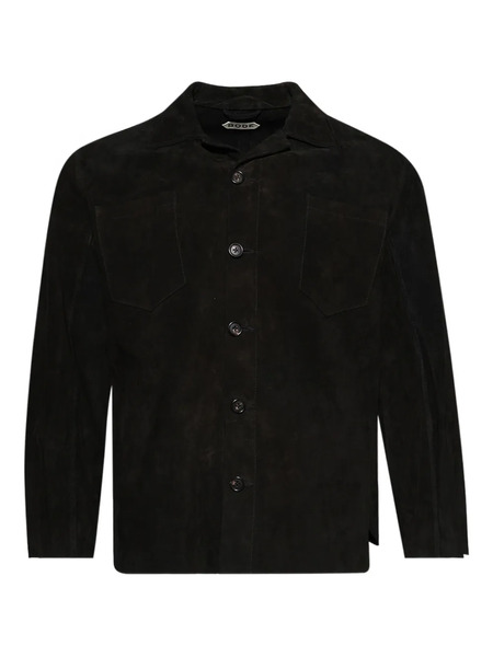  Bode Chest-pocket Shirt Jacket - Black 