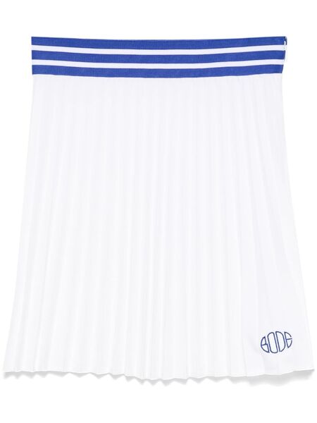  Bode Court Mini Skirt - White 