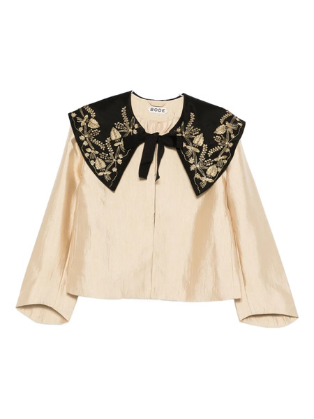  Bode Embroidered-collar Jacket - Neutrals 