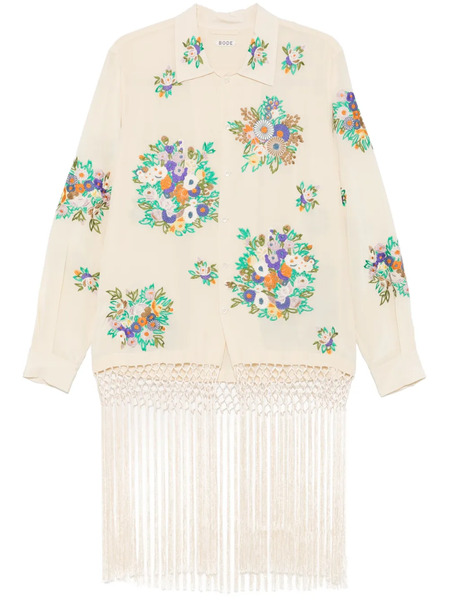  Bode Flower Language Shirt - Neutrals 