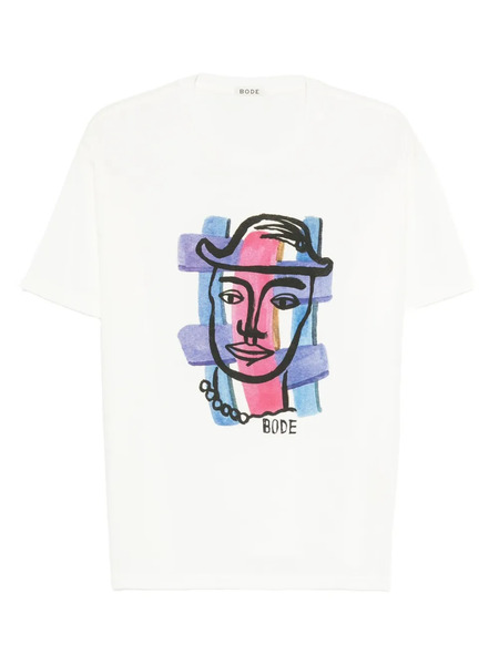  Bode Hat-print T-shirt - White 
