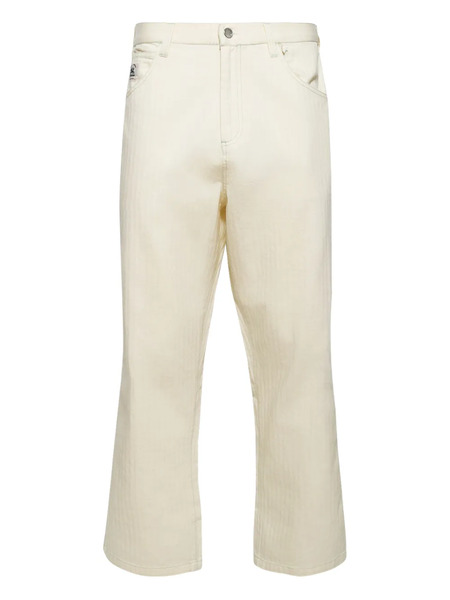  Bode Logo-patch Trousers - Neutrals 