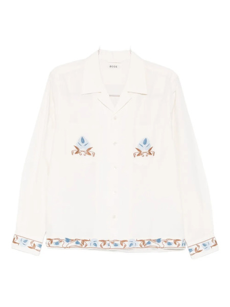  Bode Nouveau Vine Shirt - Neutrals 