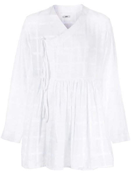  Bode Off-centre Cotton Shirt - White 