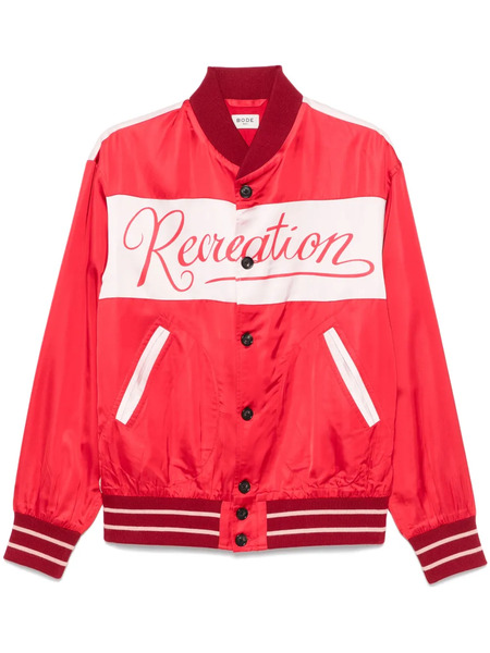  Bode Postcard Rally Jacket - Pink 