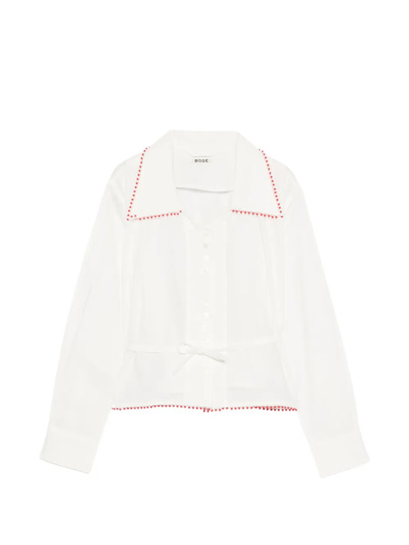  Bode Redbud Shirt - White 