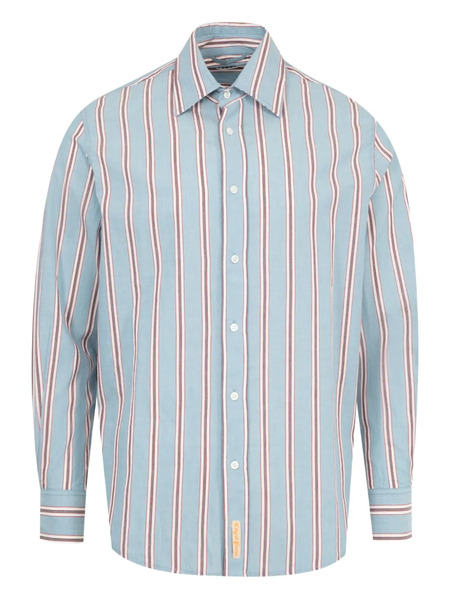  Bode Regatta Striped Shirt - Blue 