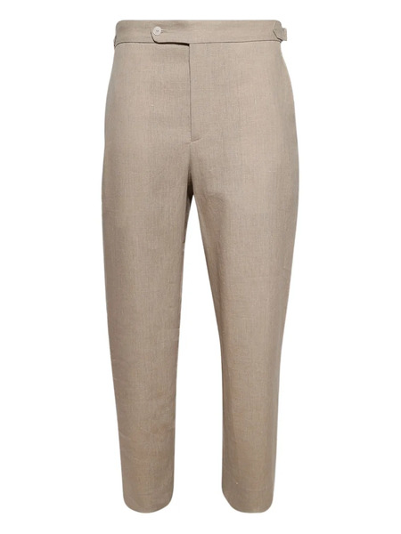  Bode Side-strap Linen Trousers - Neutrals 